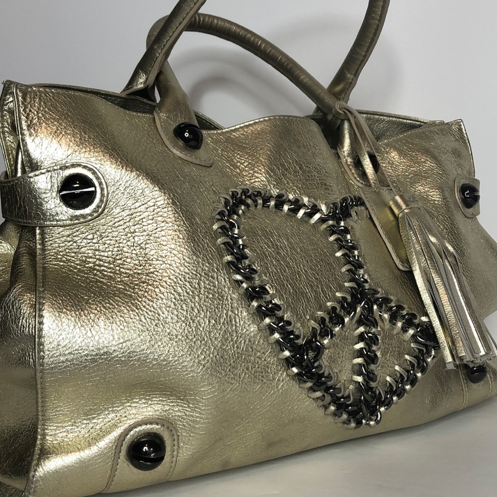 BETSEY JOHNSON LEATHER HANDBAG